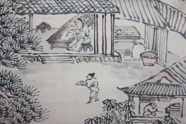 谷文晁 山水図｜古美術・掛け軸の販売・買取・鑑定-松本松栄堂 青緑