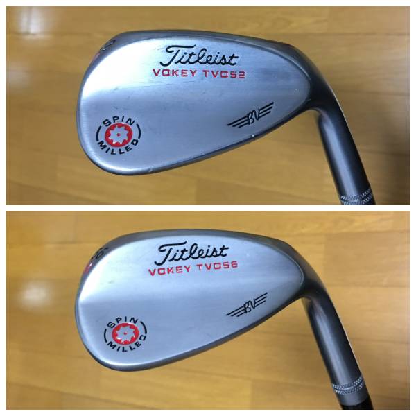 送料込み/タイトリスト/TVD/SM52R:SM58R/ウェッジ2本セット タイトリスト Titleist TVD ボーケイ VOKEY ウェッジ TVD-R