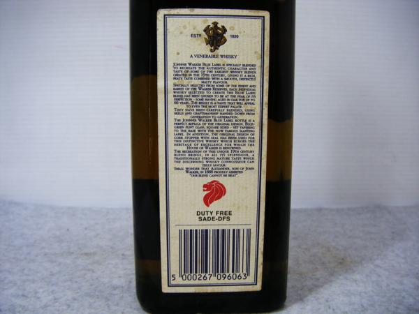 古酒未開栓Johnnie 古酒 JOHNNIE WALKER/ジョニーウォーカー ブルー
