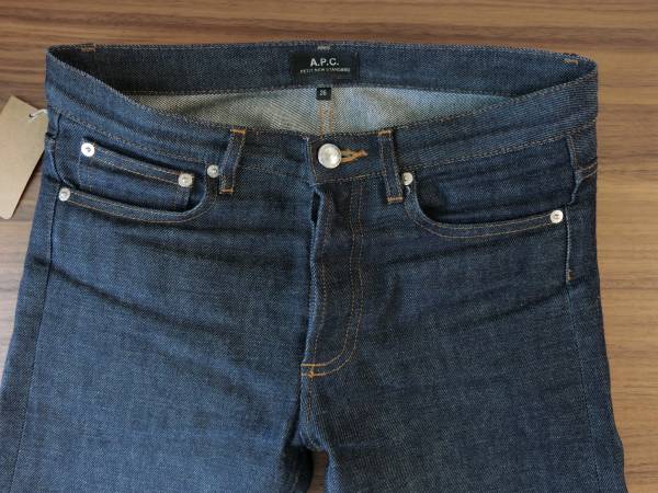 A.P.C.アーペーセー プチニュースタンダード PETIT NEW STANDARD 26 インディゴ 未洗濯