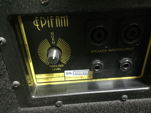 レア Epifani T210UL ベース用スピーカーキャビネット(キャビネット 