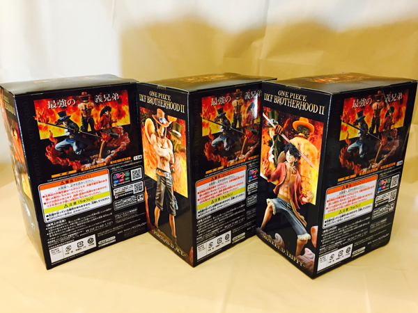 ワンピース DXF フィギュア BROTHERHOOD 2 全3種 ルフィ エース サボ 未開封