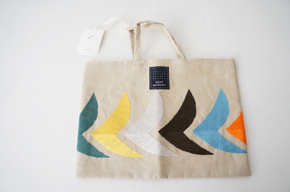 美品 mina perhonen ミナペルホネン bird ミニバッグ*刺繍ハンドバッグ 