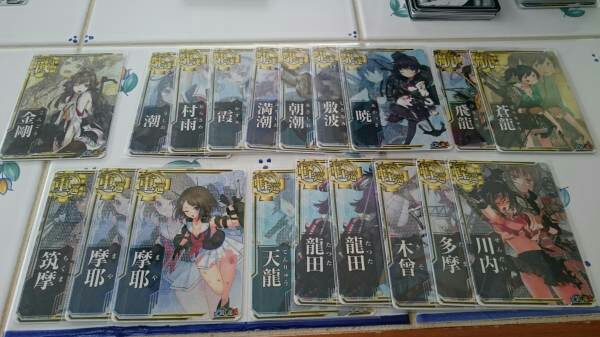 【1スタ】艦これアーケード 中破ホロ19枚セット 金剛あり