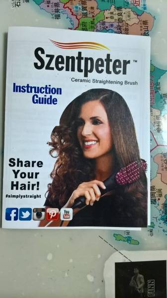 新品 TVショッピングで話題のブラシ型ヘアアイロン Simply Straight