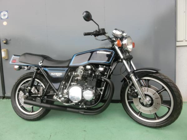 KZ1000LTD KZ1000MK2 仕様 角ヘッド カスタムカラー 予備検査取得 実動