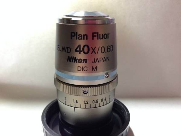 Nikon 対物レンズ ”Plan Fluor ELWD 40x/0.60 ” | Plan Objective