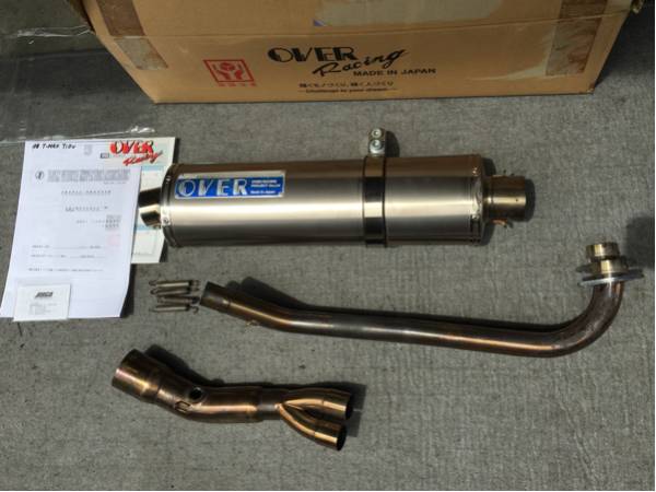 T-MAX500 3型 SJ08J OVER レーシング マフラー　美品 ヤマハ t-max sj08j over racing チタンオーバルマフラー 中古 【公式