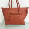 LOUIS VUITTON ヴィトン アンプラント ルミニューズ PM レザー トート バッグ オレンジ レッド系 正規品 良好