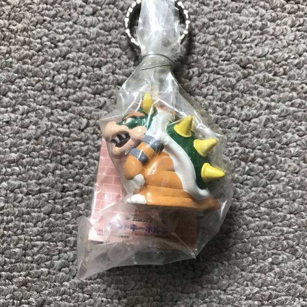 マリオRPG キーホルダー　当時物　美品　未開封品　クッパ_1