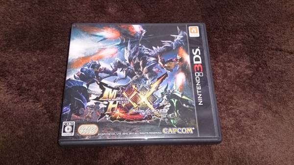 3ds、モンハンダブルクロスセット！！MHXX モンスターハンター ダブル