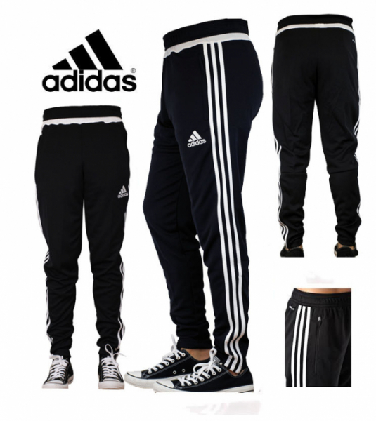 ★adidas TIRO15 スキニージャージ トレーニング パンツ ＜黒＞US Sサイズ　新品 アディダス正規品★