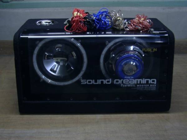 FUSION フュージョン アンプ内蔵 サブウーファー FSN-WX5L