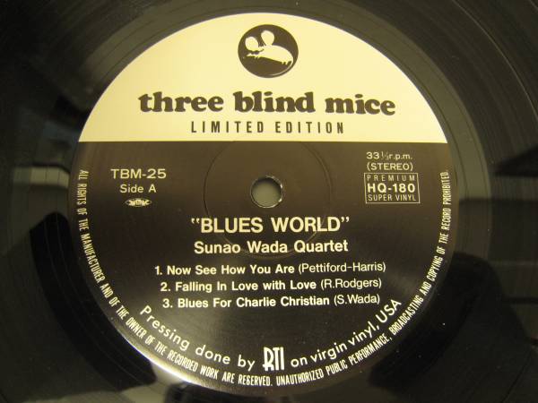 tbmレコード】 ブルース・ワールド 和田直 BLUES WORLD