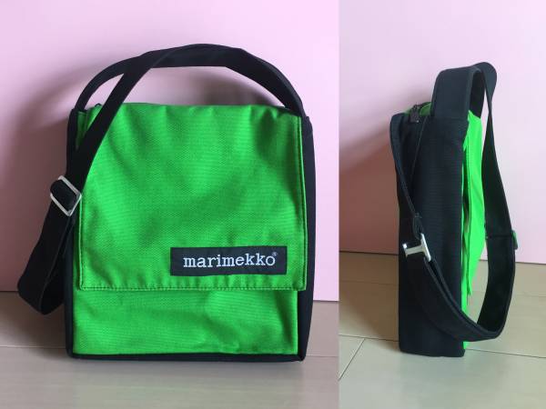 marimekko マリメッコ ショルダーバッグ ヴィンテージ 美品 黄緑 