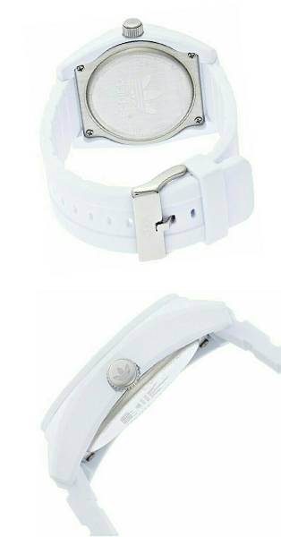 即決 新品 adidas アディダス オリジナルス 腕時計 ホワイト×マルチ ADH2916 アナログ SANTIAGO サンティアゴ ロゴ スポーツ ペアウォッチ