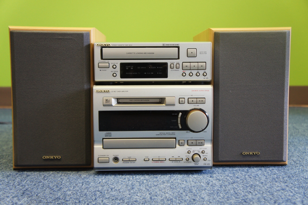 ONKYO ミニコンポ FR-V3 K-V3 D-V3EX ONKYO FR-V3 CD MD Recorder Tuner Amplifier Audio Deck Speaker D-V3