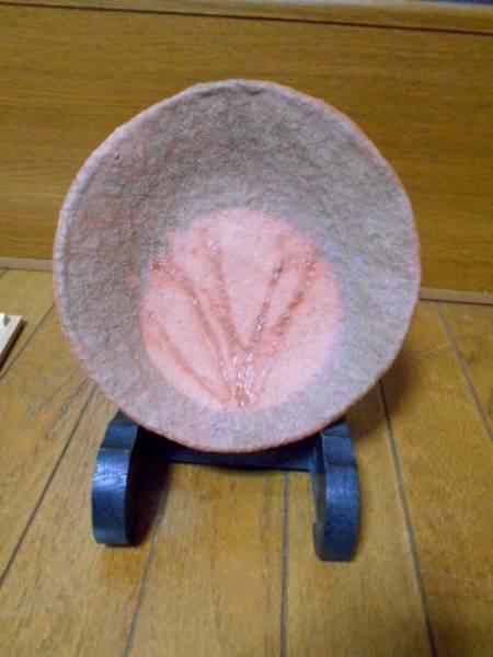 備前市無形文化財 岡田輝 備前焼 小皿5客 銘々皿 取り皿 菓子皿 菓子器 食器 備前焼 岡田輝作 飾り皿 叩き丸皿 共箱 1768