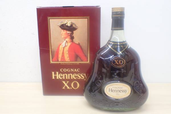 箱付未開栓 コニャック ヘネシー XO グリーンボトル 1000ml kni79G