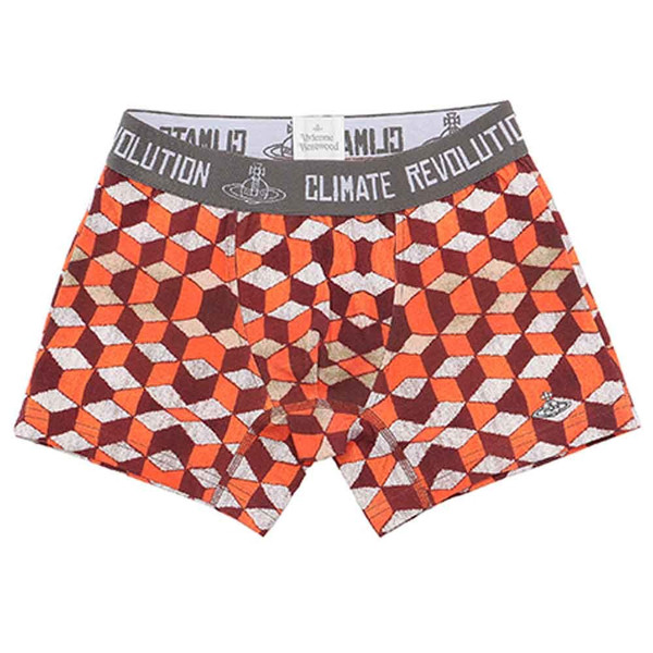 新品【ヴィヴィアン】ボクサーパンツ　オーブ　スクエア マスタード （400）箱入り　M