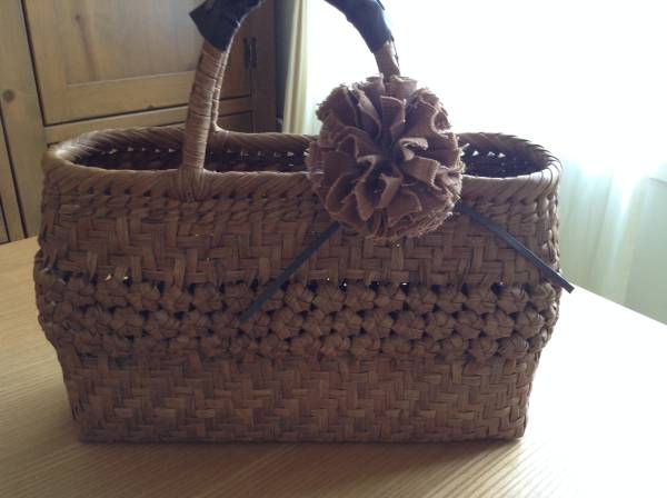 山ぶどう　山葡萄　かご　カゴ　籠　バッグ　天然生活クウネル好きな方に・・・