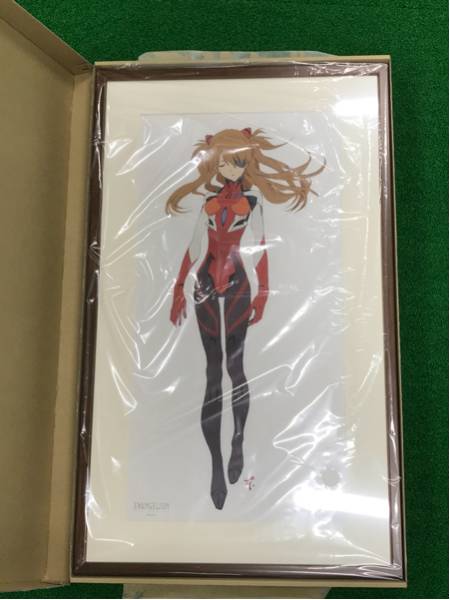 新品未開封 エヴァンゲリオン展 アスカ 本田雄 描き下ろし 複製原画