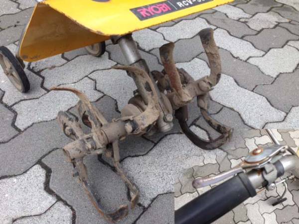 ジャンク】 RYOBI リョービ 小型耕運機 RCV-330 修理・部品取り等 