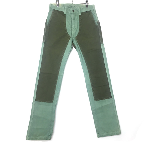 Free Rage ダブルニーパンツ w30/ダルチザンdenimfullcountTROPHY CLOTHINGンテージevisリアルマッコイズwarehouseuesvintage50s60s70s