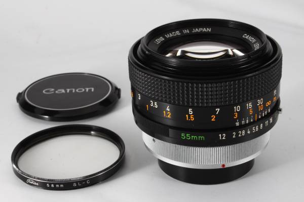 ★極上美品★Canon FD 55mm F1.2 S.S.C ★完動品★ キヤノン #030