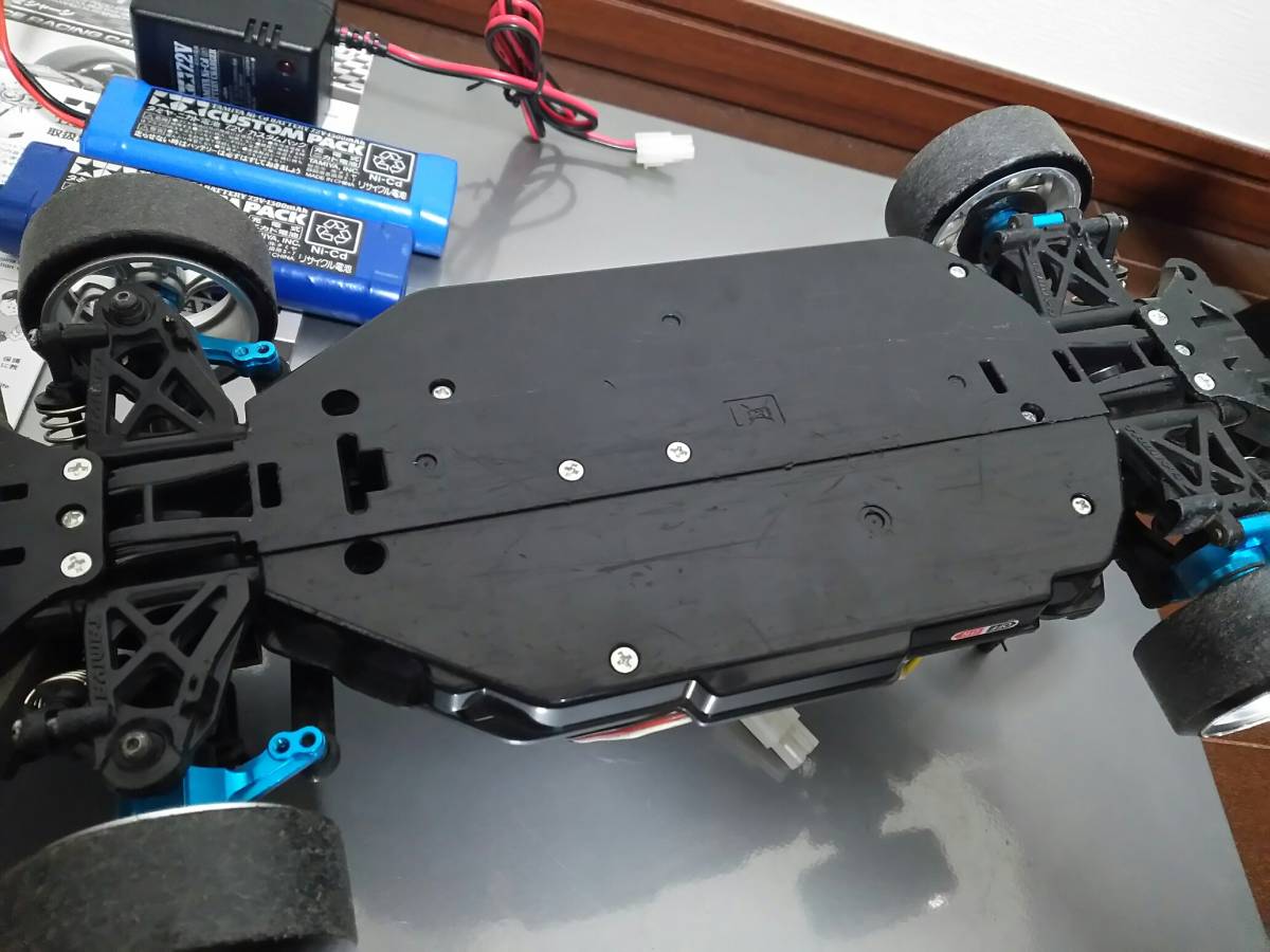 ラジドリシャーシ プロポ、メカ付き室内走行のみオプション多数 即ドリ】 タミヤ TT-02シャーシ プロポセット ドリフト仕様 ラジドリ