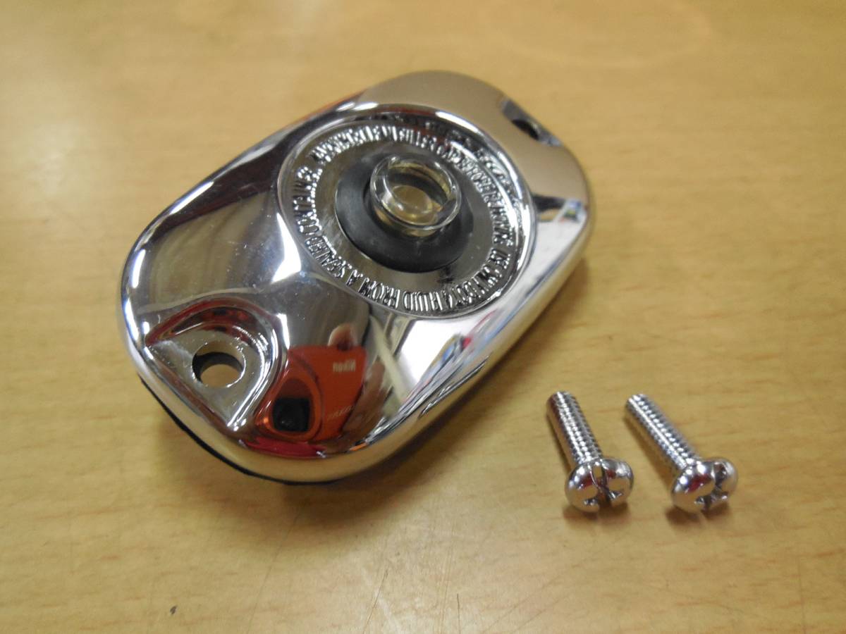 リアブレーキマスターシリンダーメッキカバー 2006年以降ソフテイル用 46457-05B FXSTC FXSTD FXCW FLST ...