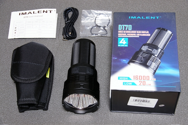 IMALENT社製・国内未発売/DT70/超ハイパワーLEDライト・最大16000ルーメン！！有機ELディスプレイ搭載 新品！！