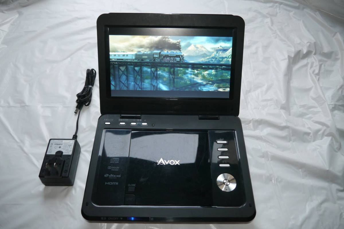 10インチ ブルーレイプレーヤーDVD ポータブル AVOX APBD-1010HW