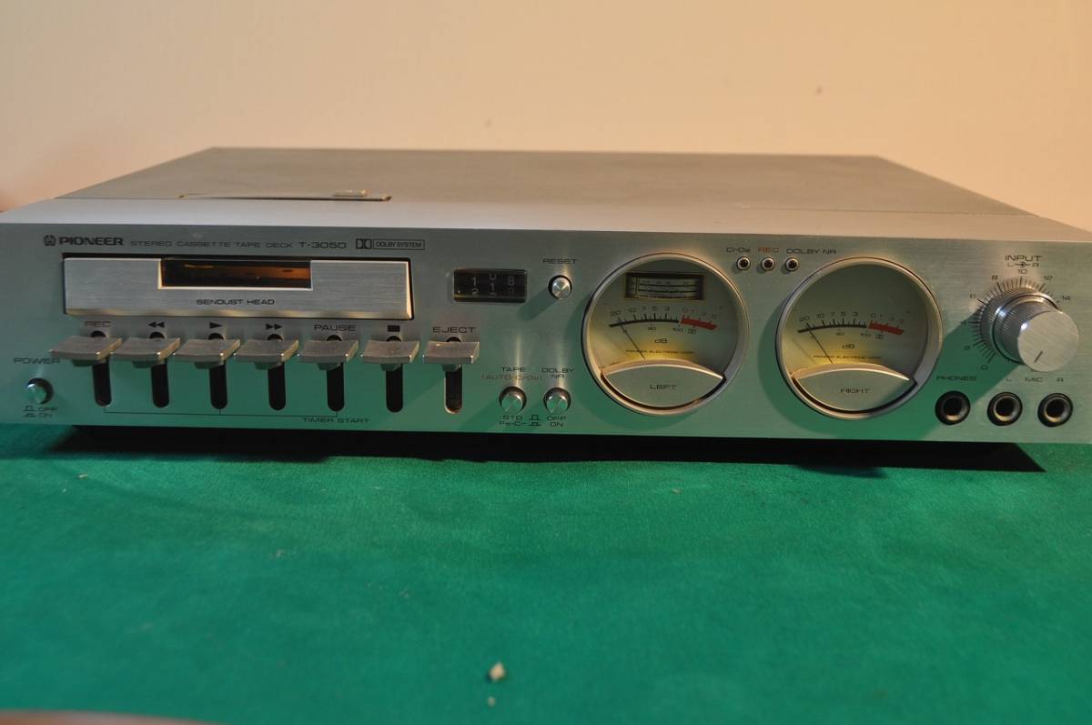 K出品です。 Pioneer パイオニア T-3050 カセットデッキ #3 【整備動作品】