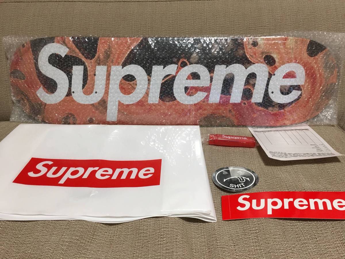 安心交換付き 【国内正規品】17AW Supreme Blood and Semen Skateboard 