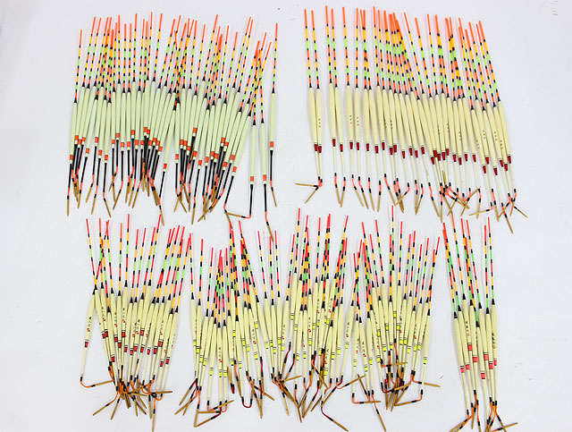 水草・鋭氣作・遠山作 等 へら浮き 148本 未使用