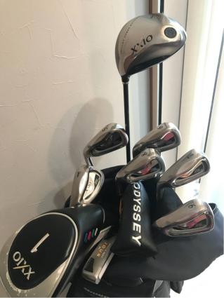 希少 レフティ 左 ゴルフクラブセット ダンロップ ゼクシオ パター オデッセイ ホワイトホット ツアー 1円～_1