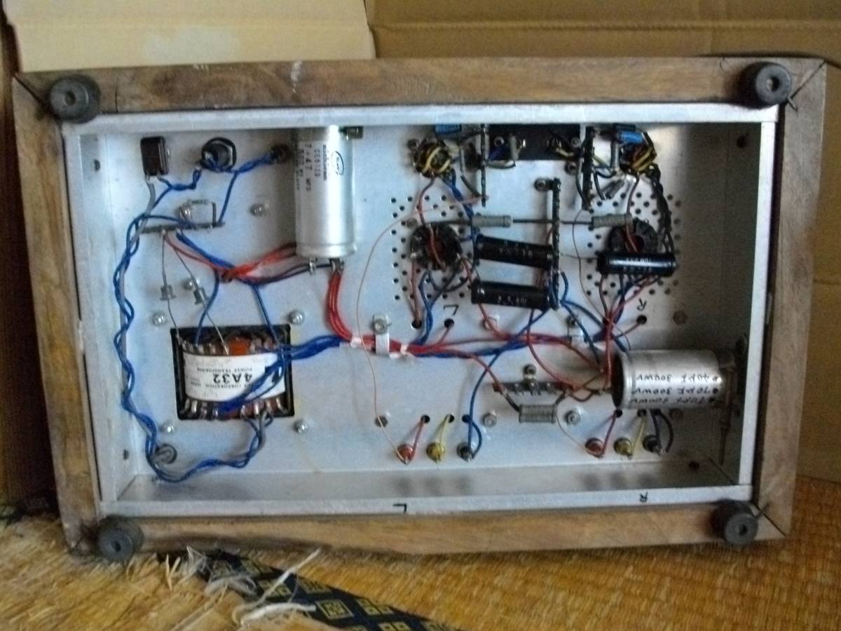 真空管アンプ？ TANGO U-808 SANSUI C-10-100 LUX 4A32 通電OK 手作り