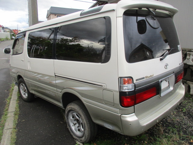 売り切り！！ H12ハイエースワゴン100系 最終カスタムリミテッド　リフトup 4WD 札幌