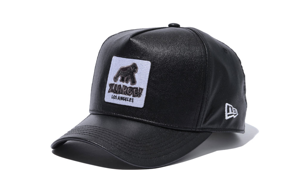 XLARGE×NEW ERA 9FORTY D-Frame BLACK BAT / エクストララージ キャップ 黒 ニューエラ ジャスティンビーバー