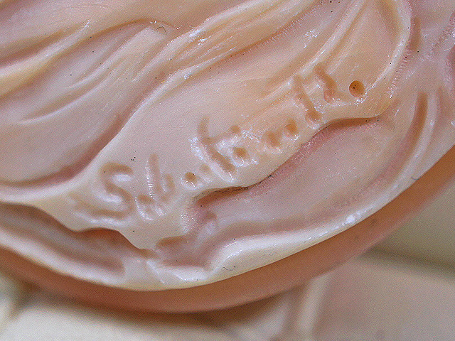 ★3点セット★　シェル　カメオ　ルース　32.87ｇ【石評価 : B】 茨発 ma2-093