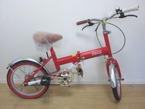 限定自転車 折りたたみ自転車 コカ・コーラ 真っ赤でキレイ！コカコーラの折りたたみ自転車！｜2019年05月13日