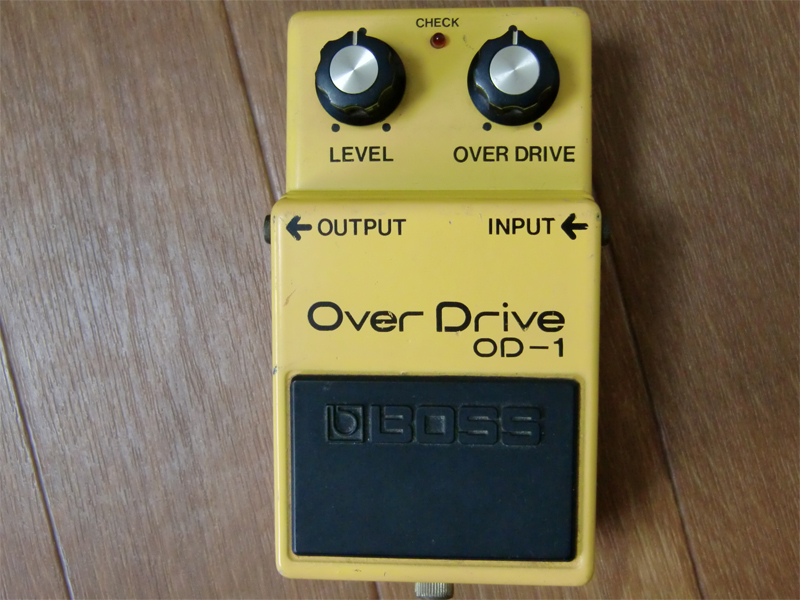 BOSS OD-1 シリアル番号8600（銀ねじ）NEC μPC4741C搭載 BOSS OD1