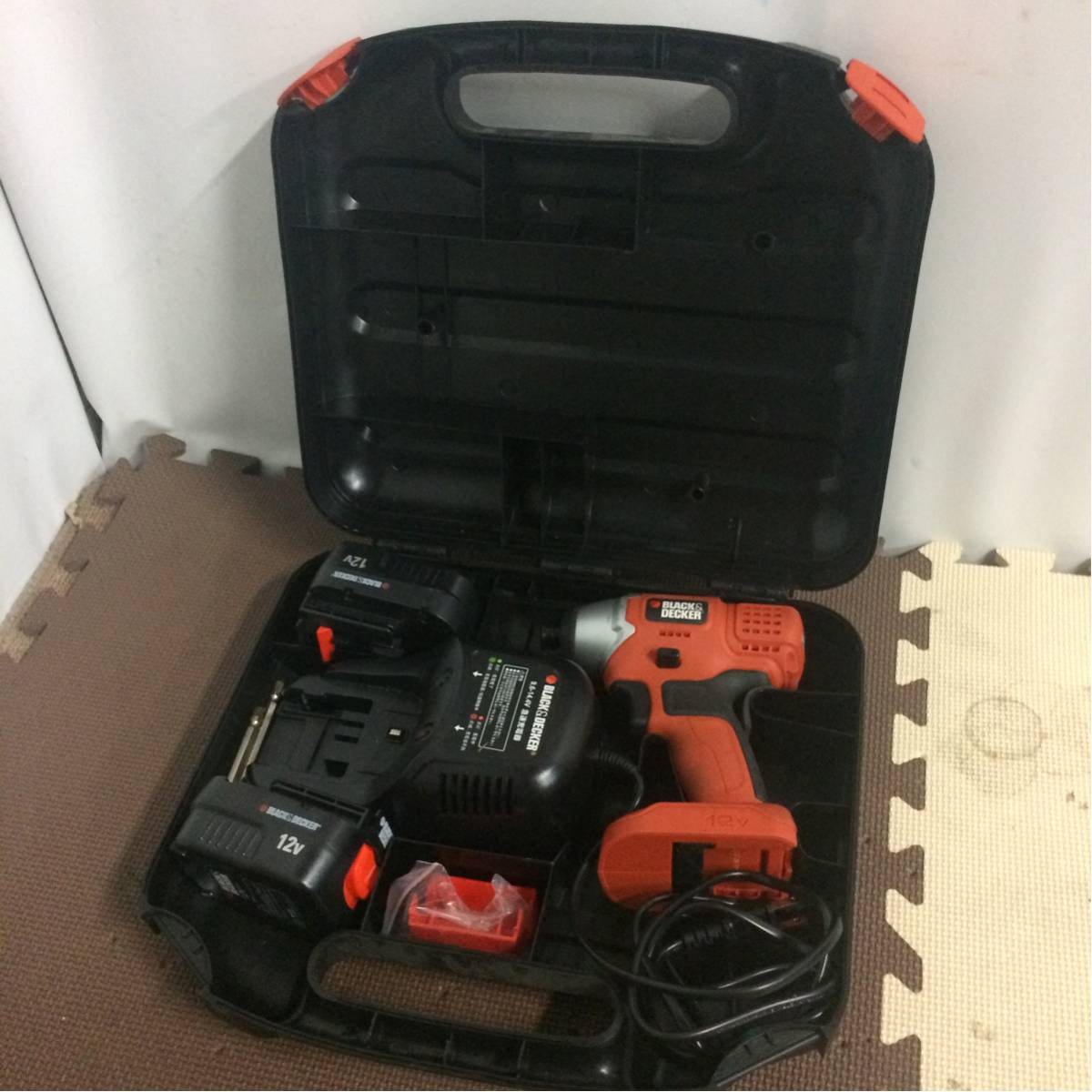 ☆★BLACK&DECKER/ブラック&デッカー コードレス 充電式 インパクトドライバー SX5120 12V 良品 動作品 電動工具★☆
