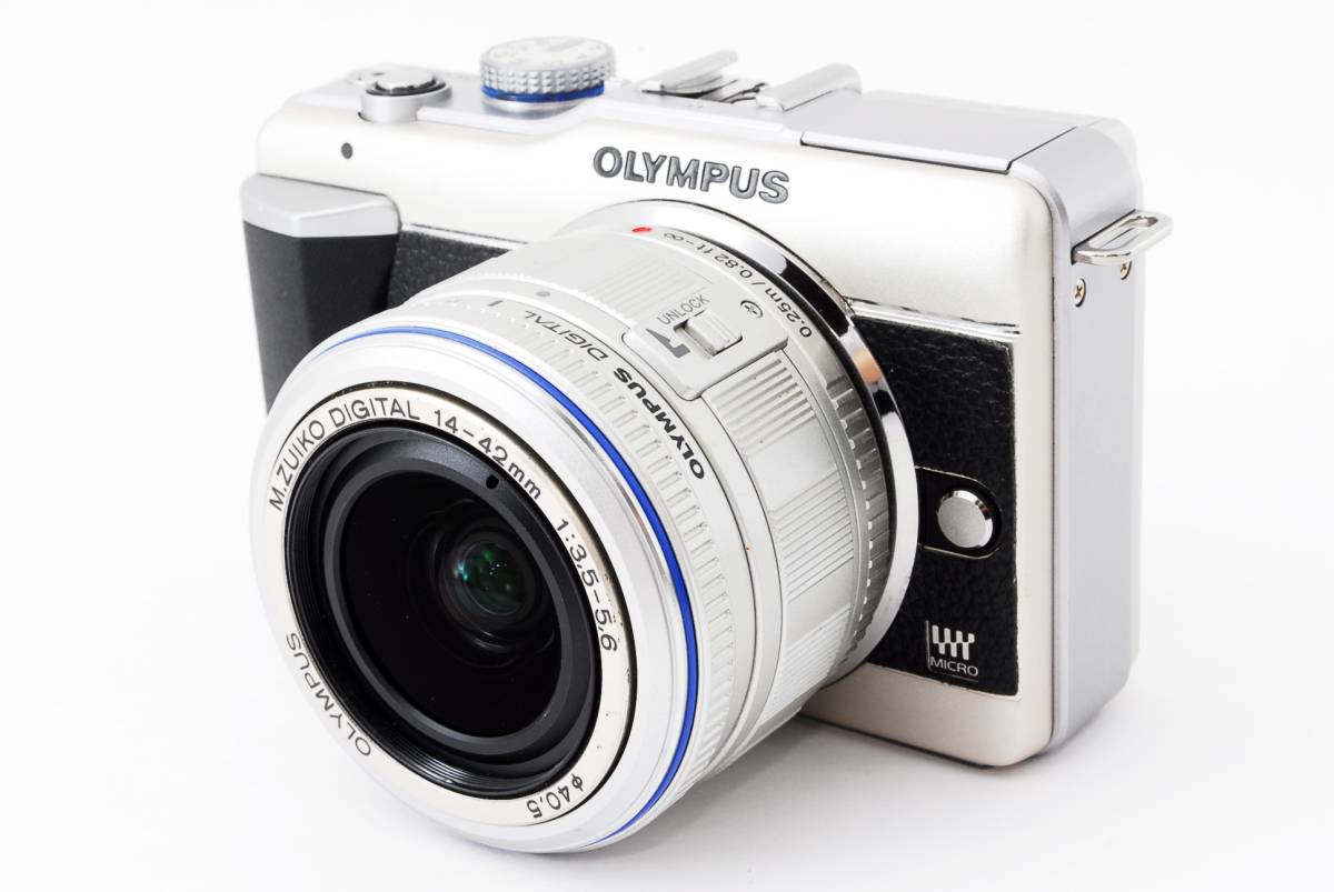 箱付き美品 オリンパス OLYMPUS E-PL1 14-42mm レンズキット ♯785