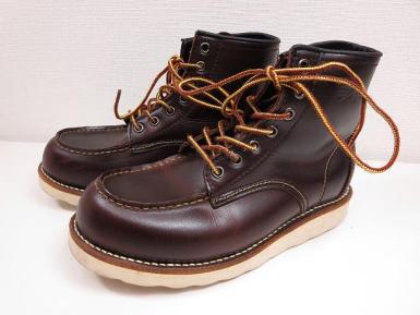 美品◆アルファインダストリーズ 【ALPHA INDUSTRIES】 レザーブーツ sizeUSA7 25cm ダークブラウン 70040 ◆GS389◆