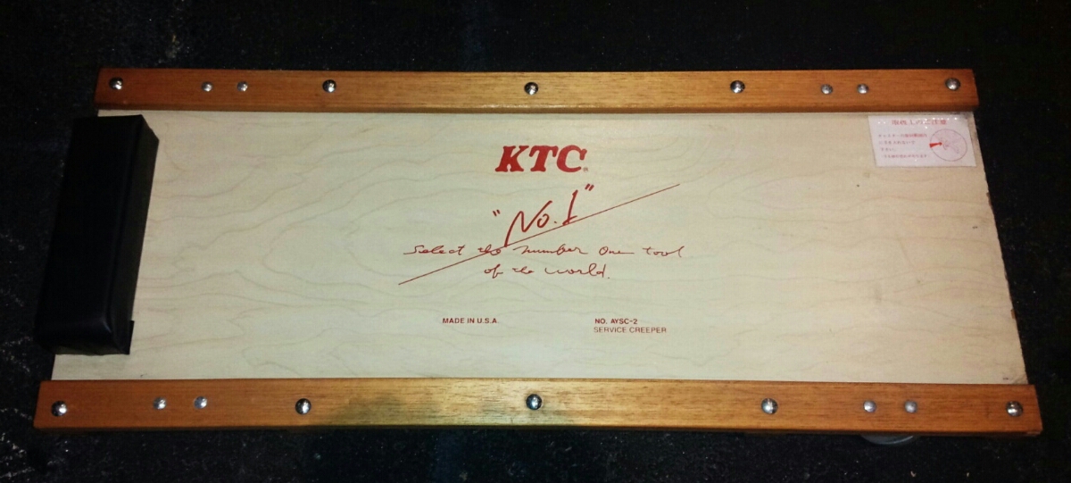 KTC サービスクリーパー 寝板 6輪カスタム レストア ビンテージ レトロ