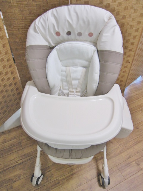 X1789 ★状態良好★ コンビ ハイローチェア ネムリラオートスウィング エッグショック