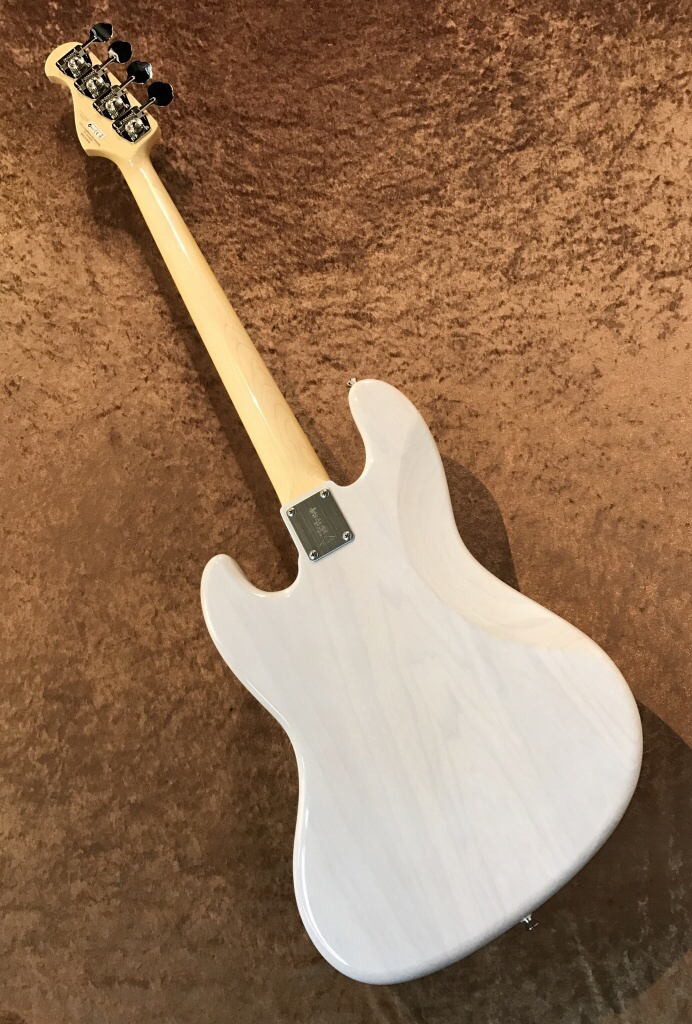 【美品】フジゲン/FUJIGEN(FGN) NJB101/LTD/WB ベース新品同様/保証書付/送料無料/ホワイト&ブラック