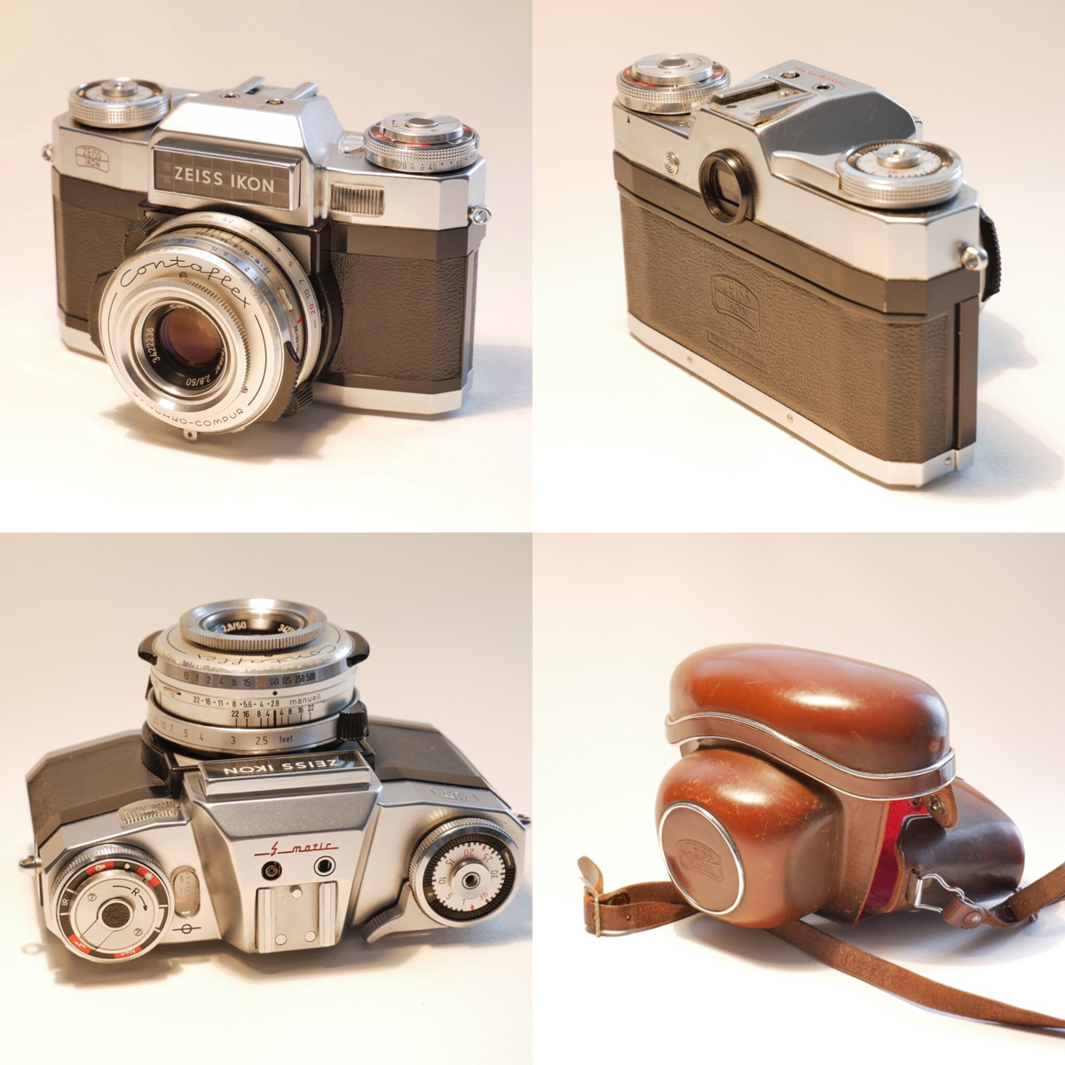 Contaflex Super BC + Tessar 50mm 動作品 Contaflex Super Zeiss Ikon – Camera - BC SLR Film 35mm Tessar B